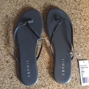 Brand new Esprit Gray Sandals